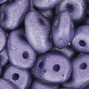 SuperDuo 2.5x5mm Tanzanite Metallic Mat x10g