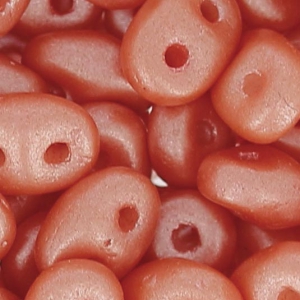 SuperDuo 2.5x5mm Pearl Shine - Light Coral x10g