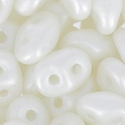 SuperDuo 2.5x5mm White Pearl Shine x10g|raw }}