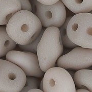 SuperDuo 2.5x5mm Opaque Light Wine Lees Silk Mat x10g|raw }}