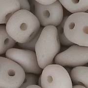 SuperDuo 2.5x5mm Opaque Light Wine Lees Silk Mat x10g