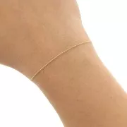 Paloma Mesh Chain 0.8mm light gold x1m