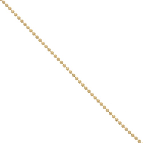 chain 1.5mm light gold x 1m
