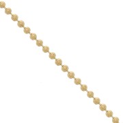 chain 1.5mm light gold x 1m
