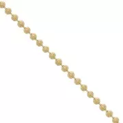 chain 1.5mm light gold x 1m