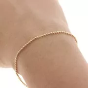 chain 1.5mm light gold x 1m