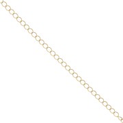 Chain  4 mm light gold x1m|raw }}