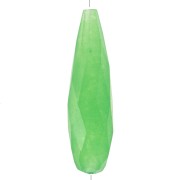 Beads Faceted drop en jade teinté 29 mm Vert Emeraude x1|raw }}