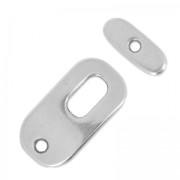 Clasp T rectangle 21mm Antique Silver Plating x1|raw }}