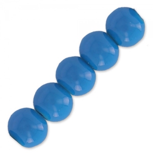 Beads imitation gem 4 mm Blue x84cm