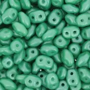 SuperDuo 2.5x5mm Pearl Shine Light Green x10g