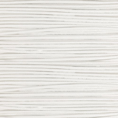 Cotton waxed 1 mm White x4.9 m