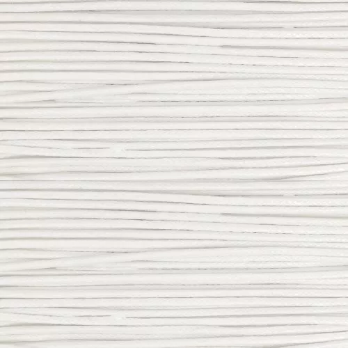 Cotton waxed 1 mm White x4.9 m