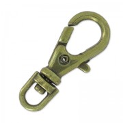 Lobster Keyring 23 mm bronze x1