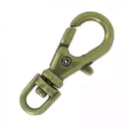 Lobster Keyring 23 mm bronze x1