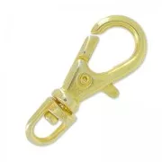 Lobster Keyring 23 mm fine Gold plated x1