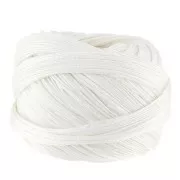 silk twill ribbon Shibori White x10cm