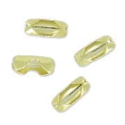 Ball chain terminators 1.5mm light gold x10|raw }}