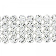 Swarovski Crystal Mesh 40001 4 rows 11 mm Crystal x5cm