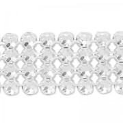 Swarovski Crystal Mesh 40001 4 rows 11 mm Crystal AB x5cm