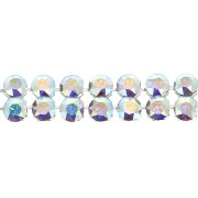 Swarovski Crystal Mesh 40001 2 rows 5.3 mm Crystal AB x5cm|raw }}
