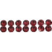 Swarovski Crystal Mesh 40001 2 rows 5.3 mm Scarlet x5cm