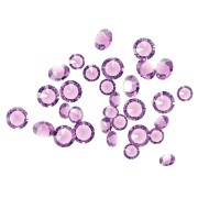 Resin-bonded loose crystal stones - Joblot Swarovski - 1 to 6 mm - Amethyst x10g|raw }}