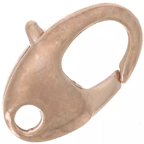 gold tone rose lobster claw clasp 10.5mm x1