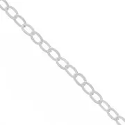 Chain Oval links 2.3 mm Silver 925 x1m