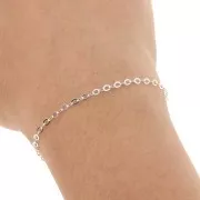 Chain Oval links 2.3 mm Silver 925 x1m