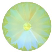 Cabochon Swarovski 1122 Rivoli 14 mm Crystal AB Ultra Lime x1|raw }}