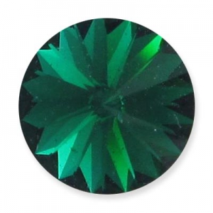 Cabochon Swarovski 1122 Rivoli 8 mm Emerald x1
