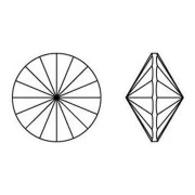 Cabochon Swarovski 1122 Rivoli 8 mm Amethyst x1
