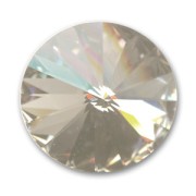 Round - Cabochon Swarovski 1122 Rivoli 8 mm Crystal Silver Shade x1 Cabochon Swarovski 1122 Rivoli 8 mm Crystal Silver Shade x1