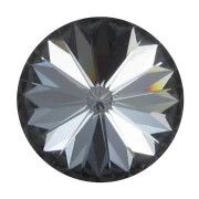 Cabochon Swarovski 1122 Rivoli 14 mm Crystal Silver Night x1