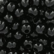 Wooden round beads 4mm black x165|raw }}