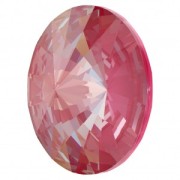 Cabochon Swarovski 1122 Rivoli 12 mm Crystal Lotus Pink DeLite x1
