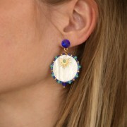 Cabochon Swarovski 1122 Rivoli 8 mm - Citrus Green x1