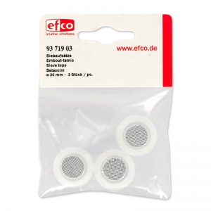 Sieve tops for enamelling with EFCOLOR powder x3