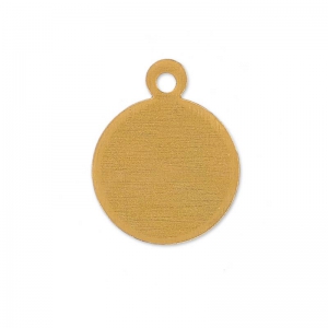 Round spacer  15 mm in copper x1