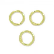 Closed Jumprings 5x0,7mm fine gold plated x25