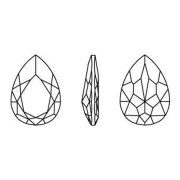 Cabochon Swarovski 4327 30x20 mm - Crystal Pine Green Ignite x1