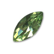 Swarovski 4228 15x7 mm Peridot navette