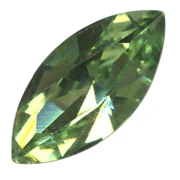 Swarovski 4228 15x7 mm Peridot navette