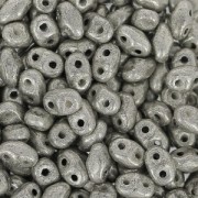 MiniDuo 2x4 mm silver tone  patine x10g|raw }}