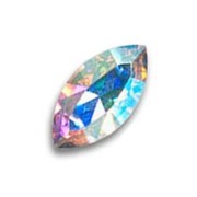 Navette Swarovski 4228 15x7 mm Crystal AB