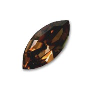 Navette Swarovski 4228 15x7 mm Smoked Topaz