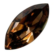 Navette Swarovski 4228 15x7 mm Smoked Topaz