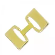 Hook and eye clasp 20 mm fine Gold plated x1