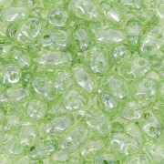 MiniDuo 2x4 mm Luster Transparent Green x10g|raw }}